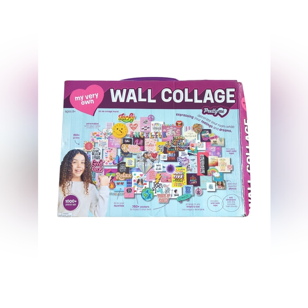 Pretty Me Wall Collage Kit By Hapinest, Which Includes Over 1000+ Pieces New.